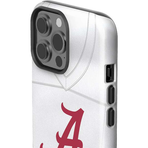 University of Alabama White Jersey iPhone 15 Pro Max Impact Case